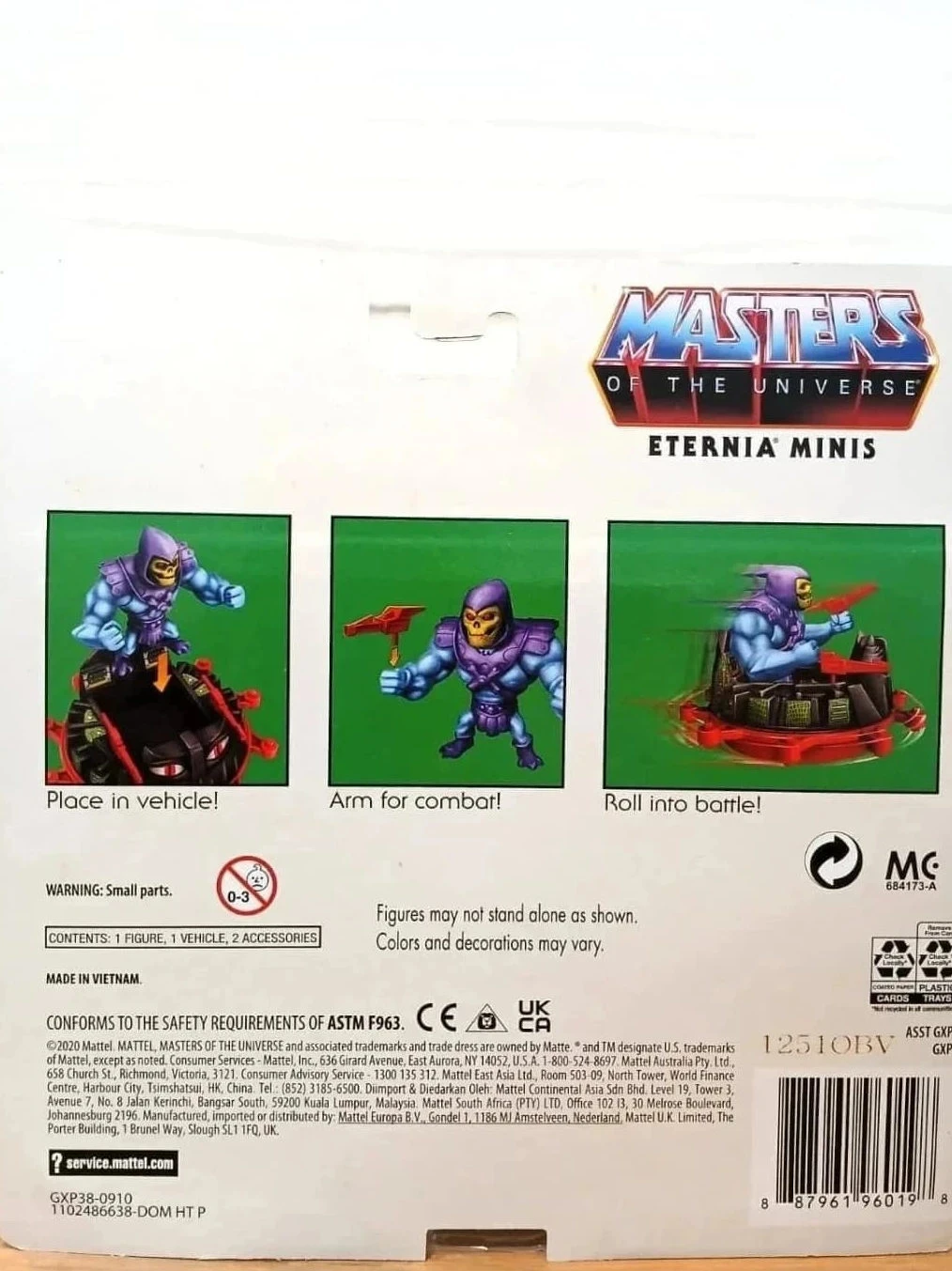 Figuurtje Mattel Masters of Universe Eternia Minis Skeletor en Roton – photo 2